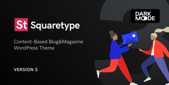 Squaretype - Modern Blog WordPress Theme Logo