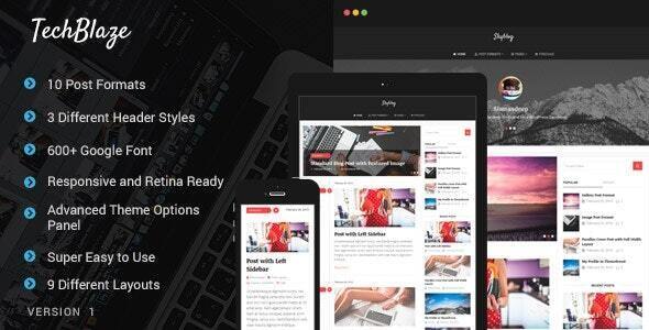 TechBlaze - Professional WordPress Blog Theme Logo