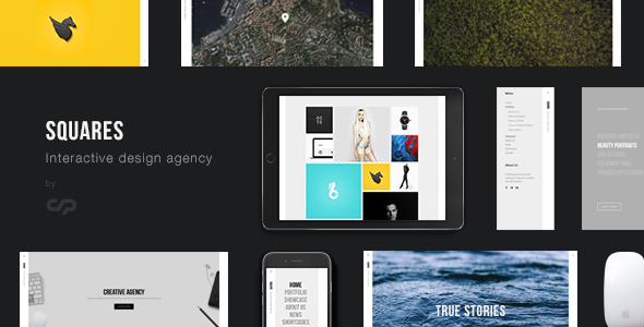 Squares - Interactive Design Agency Portfolio WordPress Theme Logo