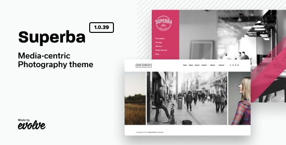 Superba: Media-centric Photography WordPress Theme Logo